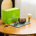 7-Piece Matcha Tea Set with Glass Bowl, Bamboo Whisk, and Infuser – Perfect for Tea Ceremonies-1