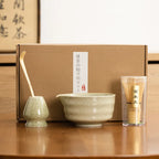 High-Quality Ceramic Matcha Set with Bamboo Whisk and Bowl – Perfect for Tea Ceremonies and Gifts-5