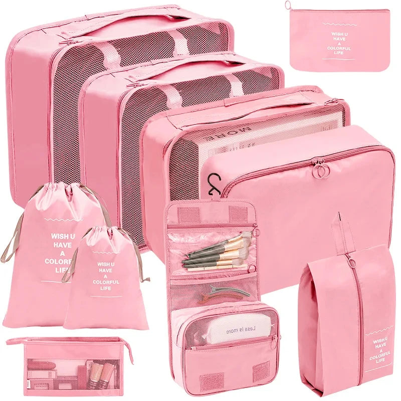 Travel Organizer Packing Cubes Set – 7 to 10 Lightweight Travel Cubes for Clothes Storage and Easy Organization-4