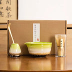 High-Quality Ceramic Matcha Set with Bamboo Whisk and Bowl – Perfect for Tea Ceremonies and Gifts-1