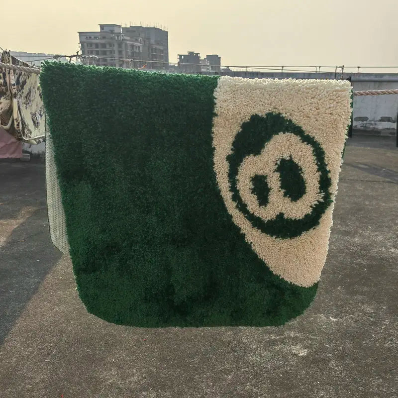 Non-Slip Green 8 Ball Bath Mat – Plush Bathroom Rug for Living Room and Bedroom – Soft, Absorbent, and Safe-4