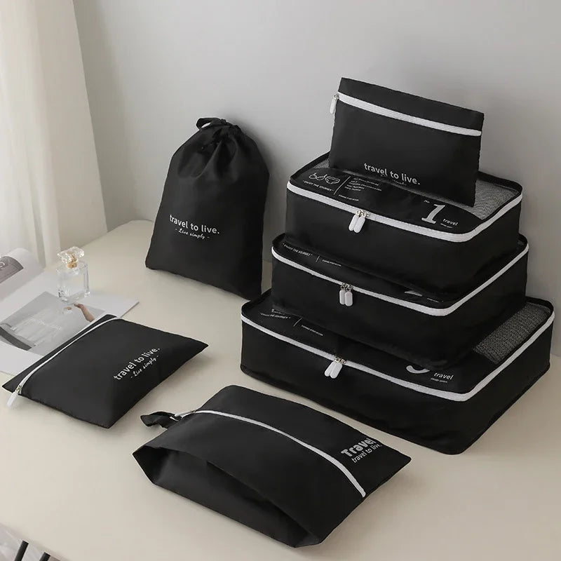 Variant image for Large Capacity Travel Organizer Set – 7 Packing Cubes for Travel, Durable Polyester Bags for Clothes and Cosmetics-3