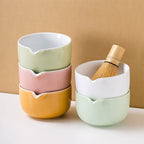 Traditional Japanese Matcha Bowl Set with Whisk Holder – Ceramic Tea Bowls for Ceremony and Gifts-1