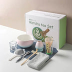 10-Piece Japanese Matcha Tea Set with Ceramic Bowl, Bamboo Whisk, and Accessories for Traditional Tea Ceremony-1