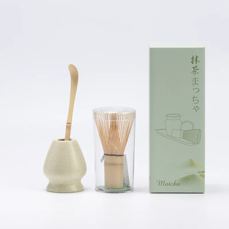 Variant image for Bamboo Matcha Whisk Set with Traditional Scoop – 3-Piece Tea Ceremony Tools-8