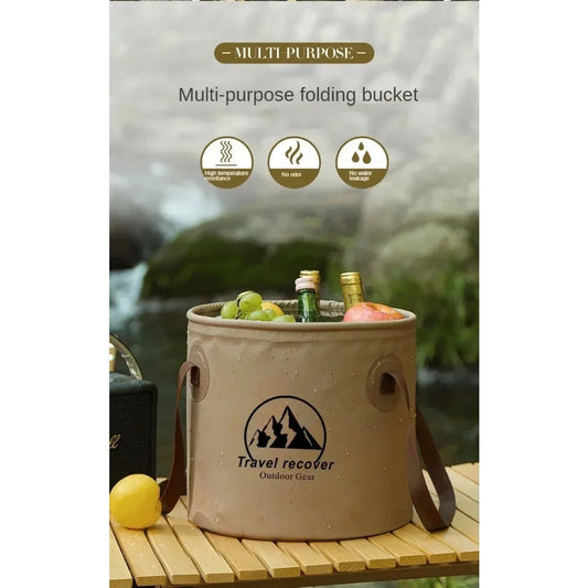 Portable Foldable Water Sink Bucket – 20L Capacity for Camping, Hiking, and Outdoor Activities-2