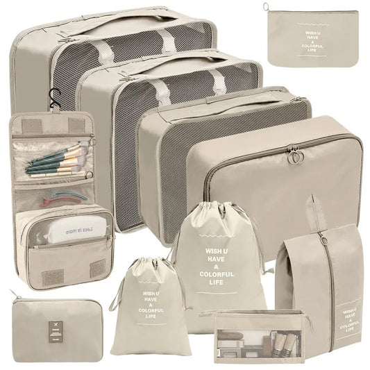 Travel Organizer Packing Cubes Set – 7 to 10 Lightweight Travel Cubes for Clothes Storage and Easy Organization-2