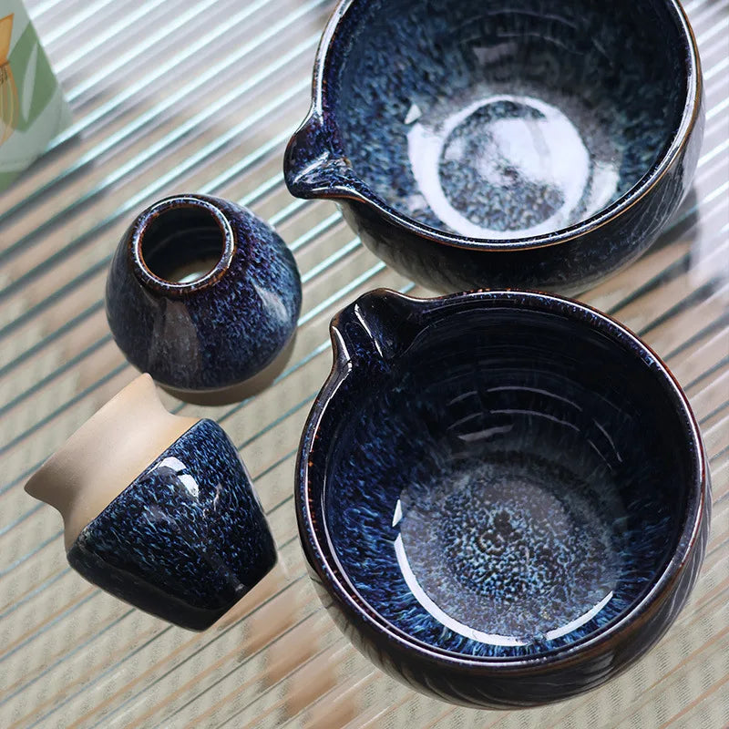 Premium Ceramic Matcha Set with Whisking Tools – Traditional Tea Bowl and Brush for Authentic Tea Ceremony-3
