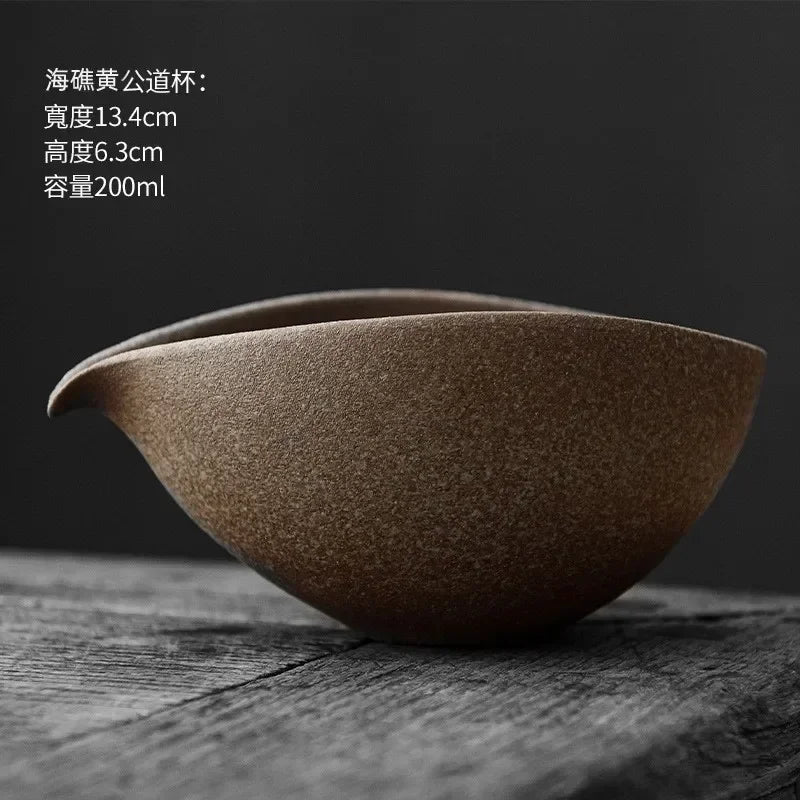 Variant image for Japanese Handmade Coarse Pottery Matcha Bowl – 200ml Capacity for Traditional Tea Ceremony-1