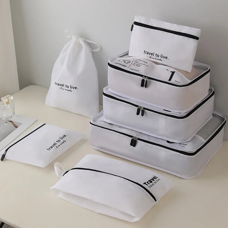 Variant image for Large Capacity Travel Organizer Set – 7 Packing Cubes for Travel, Durable Polyester Bags for Clothes and Cosmetics-2