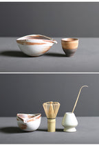 Authentic Japanese Matcha Set – Bamboo Whisk & Ceramic Bowl for Traditional Tea Ceremony