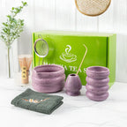 7-Piece Matcha Set with Bamboo Whisk, Scoop, and Ceramic Accessories - Perfect Matcha Tea Making Kit