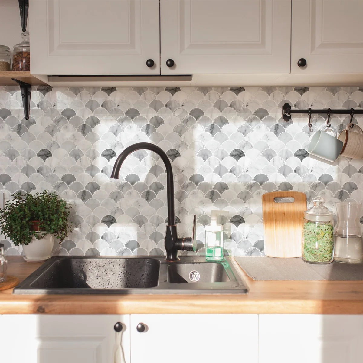 Self-Adhesive Waterproof Kitchen Wall Tiles – Heat Resistant Stickers for Easy Installation and Modern Decor-5