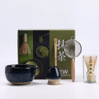Variant image for Premium Ceramic Matcha Set with Whisking Tools – Traditional Tea Bowl and Brush for Authentic Tea Ceremony-1