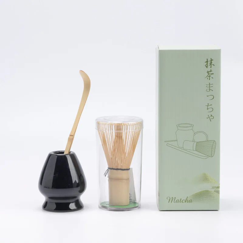 Variant image for Bamboo Matcha Whisk Set with Traditional Scoop – 3-Piece Tea Ceremony Tools-5