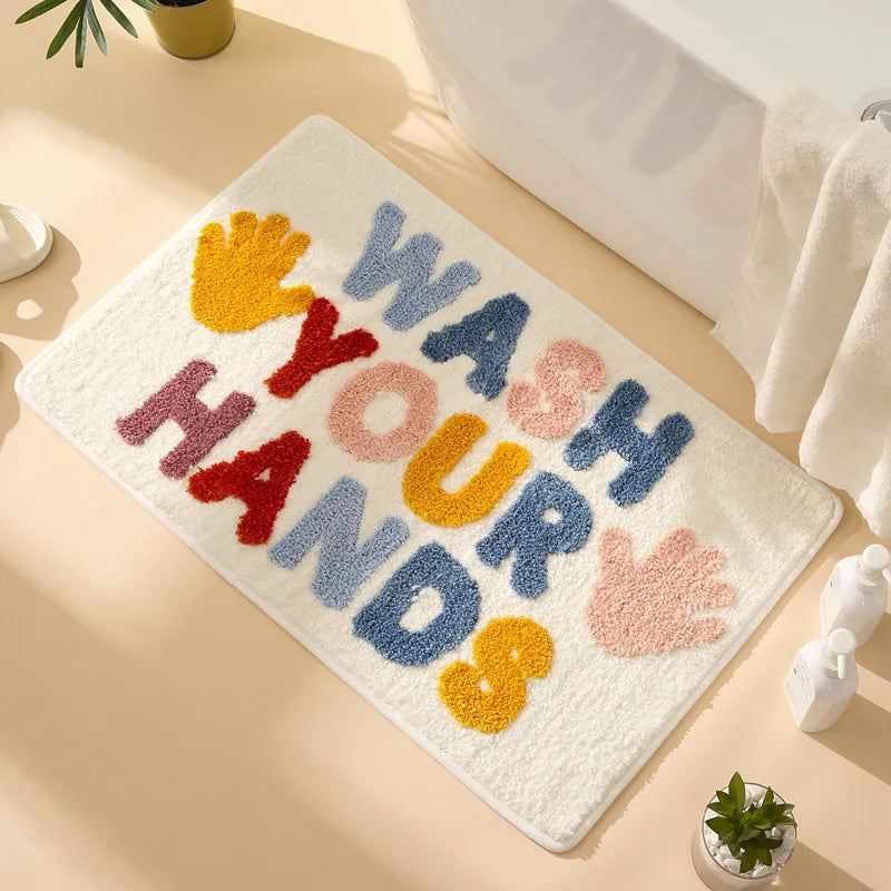 Variant image for Soft Microfiber Non-Slip Bath Mat for Kids – Absorbent and Machine Washable Bathroom Rug in Colorful Designs-2