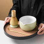 Traditional Japanese Matcha Bowl Set with Whisk Holder – Ceramic Tea Bowls for Ceremony and Gifts-3
