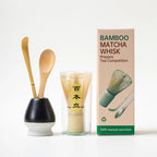 Variant image for Japanese Matcha Tea Set with Bamboo Whisk, Spoon, and Stand – Essential Tools for Tea Ceremony-1