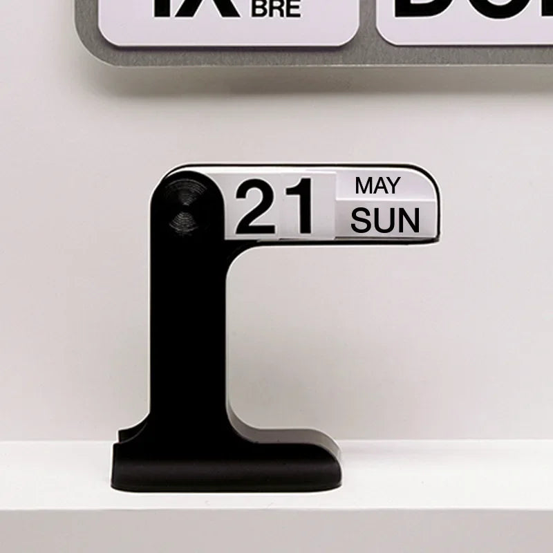 Modern Desktop Calendar 2024-2025 – Stylish Flipping Desk Calendar for Home and Office Decor-2