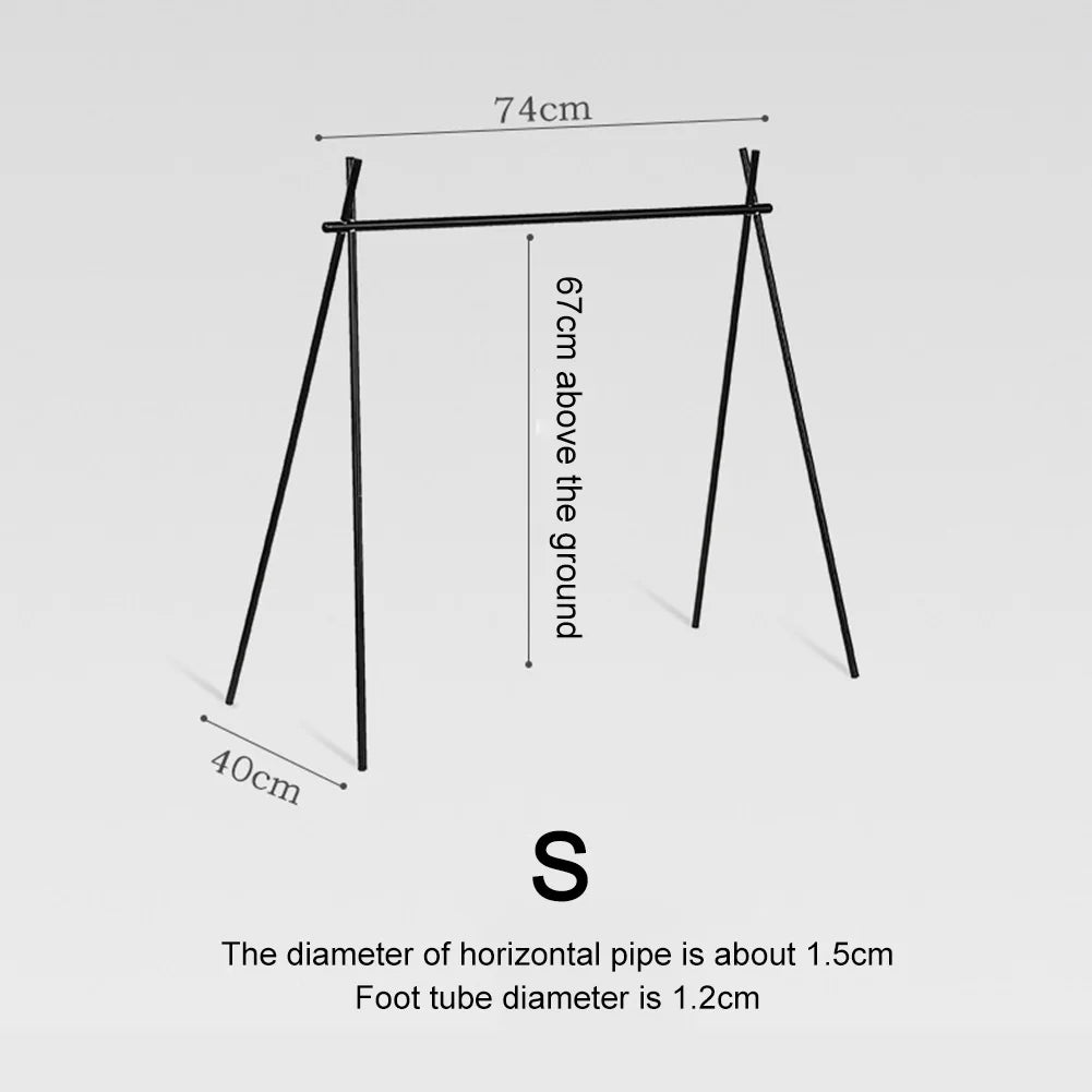 Variant image for Foldable Camping Tripod Top Plate with Hanging Hole – Durable High Strength Gear for BBQs, Picnics, and Hiking Essentials-3