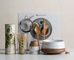 Variant image for Premium 8-Piece Matcha Tea Set with Ceramic Bowl, Bamboo Whisk, Frother, and Sakura Design for Authentic Ceremonies-1