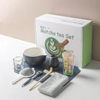 10-Piece Japanese Matcha Tea Set with Ceramic Bowl, Bamboo Whisk, and Accessories for Traditional Tea Ceremony-2