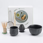 Matcha Bowl Set with 100-Prong Bamboo Whisk and Tea Ceremony Tools – 6-Piece Set-2