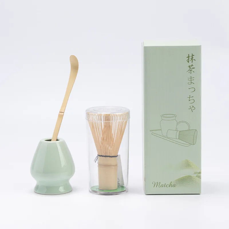 Variant image for Bamboo Matcha Whisk Set with Traditional Scoop – 3-Piece Tea Ceremony Tools-4