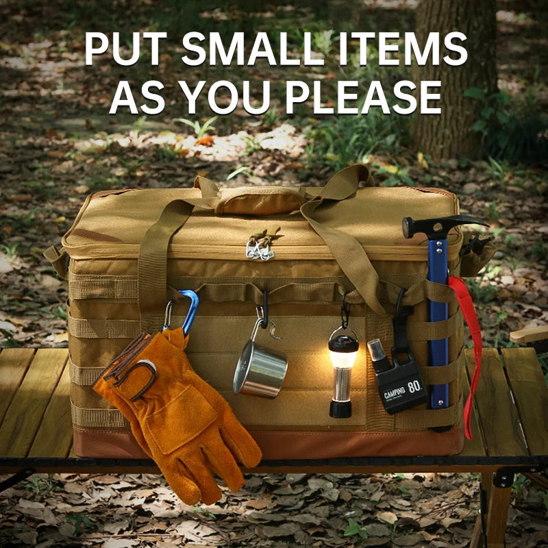Large Capacity 60L Waterproof Tool Storage Box – Multi-Functional Picnic and Cookware Organizer for Outdoor Use-3