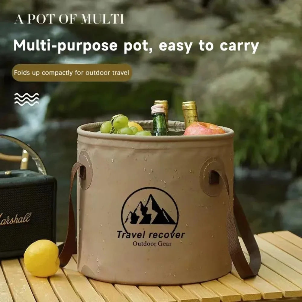 Portable Foldable Water Sink Bucket – 20L Capacity for Camping, Hiking, and Outdoor Activities-5