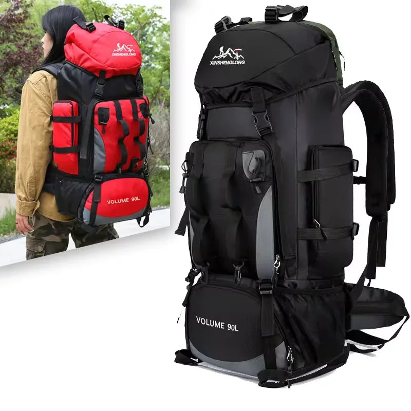 80L Waterproof Hiking Backpack with Adjustable Straps – Large Capacity Camping Gear for Outdoor Adventures-5