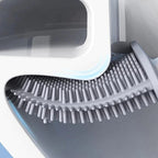 Sanitary Solutions | Silicone Toilet Brush with Antibacterial Properties Ð Flexible Design for Effortless Cleaning 3