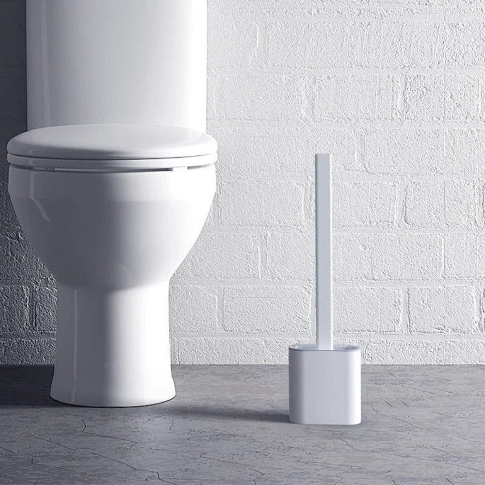 Sanitary Solutions | Silicone Toilet Brush with Antibacterial Properties Ð Flexible Design for Effortless Cleaning 6