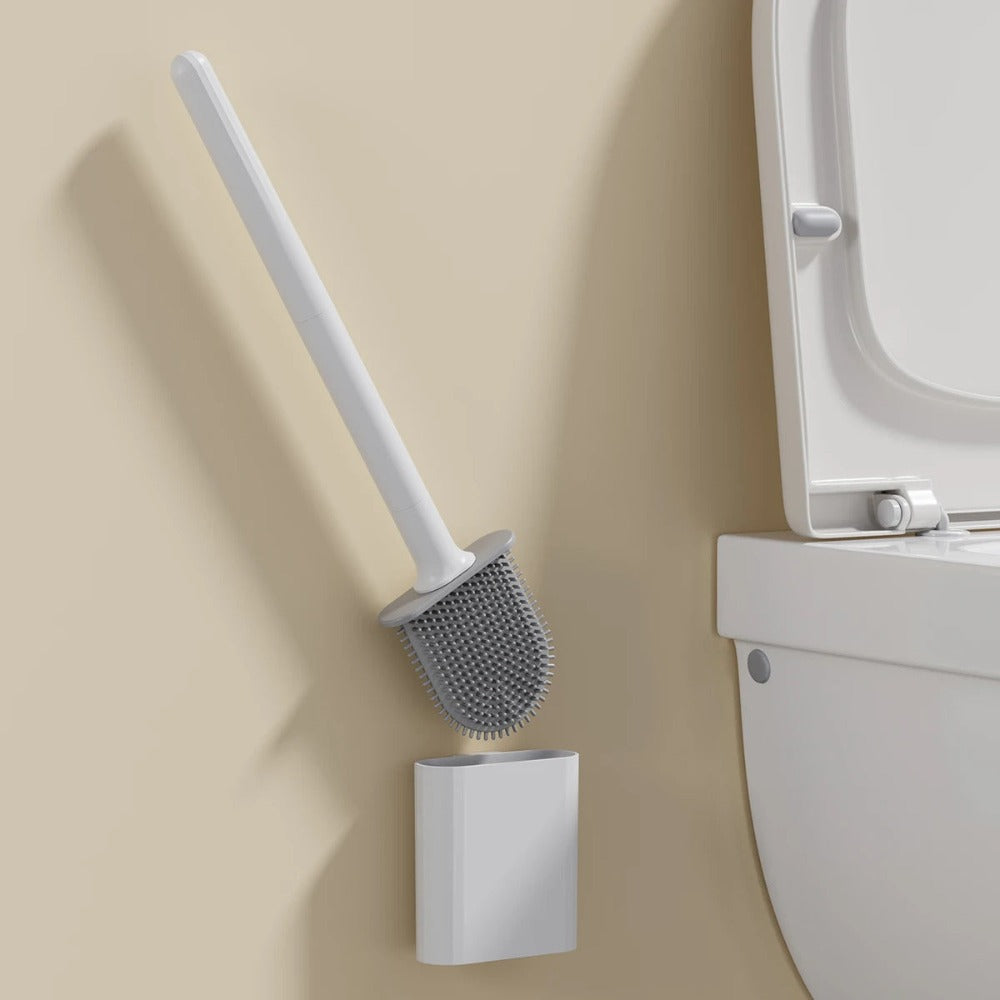 Sanitary Solutions | Silicone Toilet Brush with Antibacterial Properties Ð Flexible Design for Effortless Cleaning 7