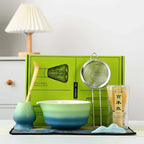 Traditional Matcha Gift Set with Bamboo Whisk, Ceramic Bowl, and Tea Scoop – Matcha Bowl and Whisk for Authentic Tea Experience-1