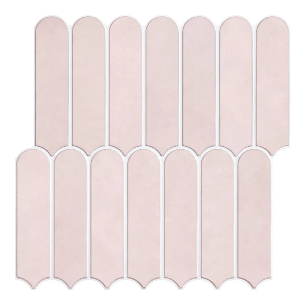 Variant image for 3D Decorative Peel and Stick Shower Tiles - Matte Fish Scale Vinyl Tile Stickers for Bathroom, Water and Mold Resistant, 30cm x 30cm-1