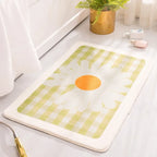 Variant image for Soft Thick Daisy Flowers Bath Mat Set – Non-Slip Bathroom Rugs for Comfort and Safety-15