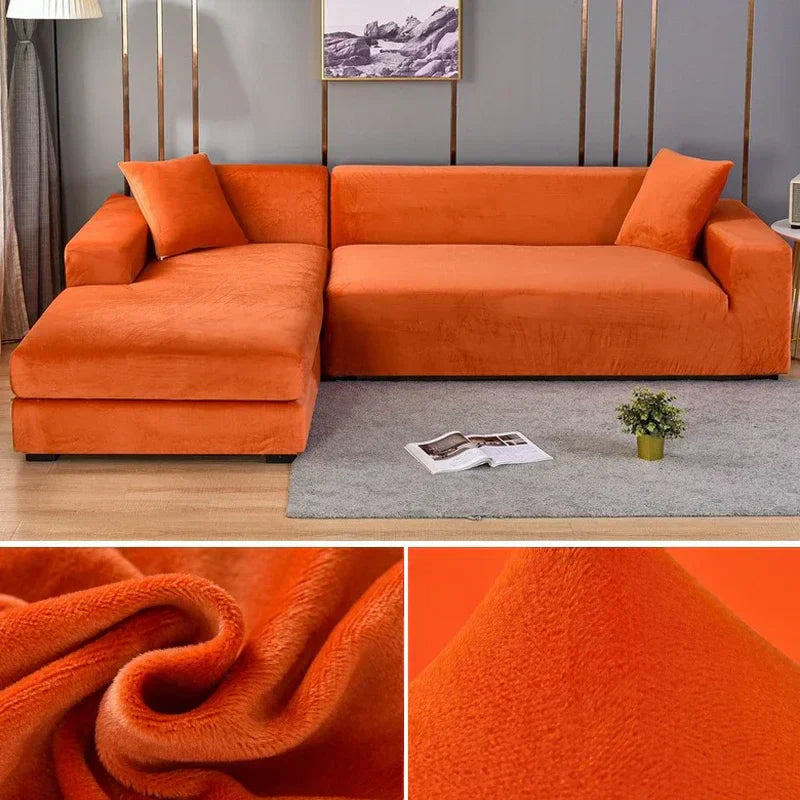 Stretch Velvet Sofa Cover