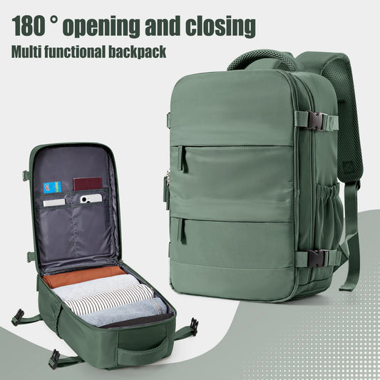 Best Carry On Backpack for Travel – Lightweight Cabin Luggage Backpack with Multiple Compartments and Comfortable Straps-1