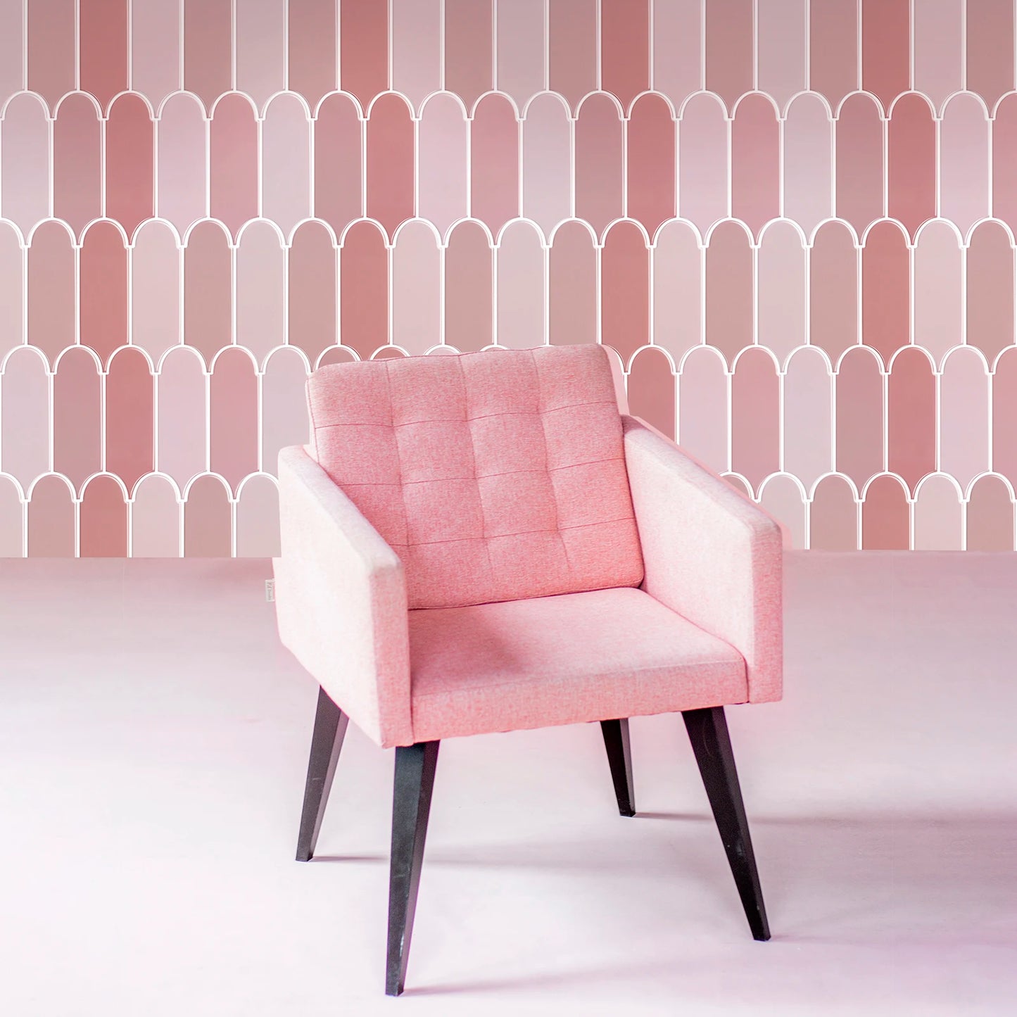 Premium Pink Peel and Stick Wallpaper Tiles - 3D Vinyl Design for Kitchen and Bathroom, Easy Installation, 10 Pack-4