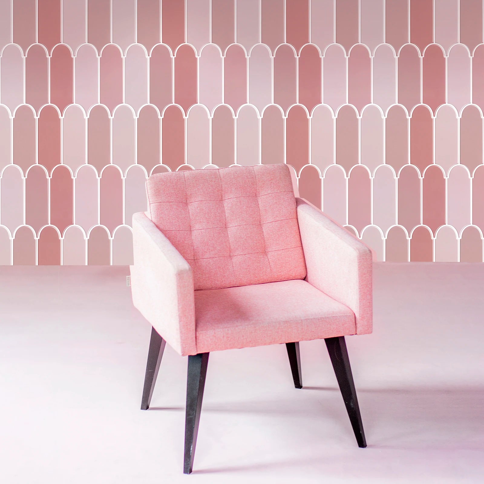 Premium Pink Peel and Stick Wallpaper Tiles - 3D Vinyl Design for Kitchen and Bathroom, Easy Installation, 10 Pack-4