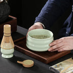 Japanese Bamboo Matcha Set – Authentic Tea Ceremony Kit with Whisk, Bowl & Scoop