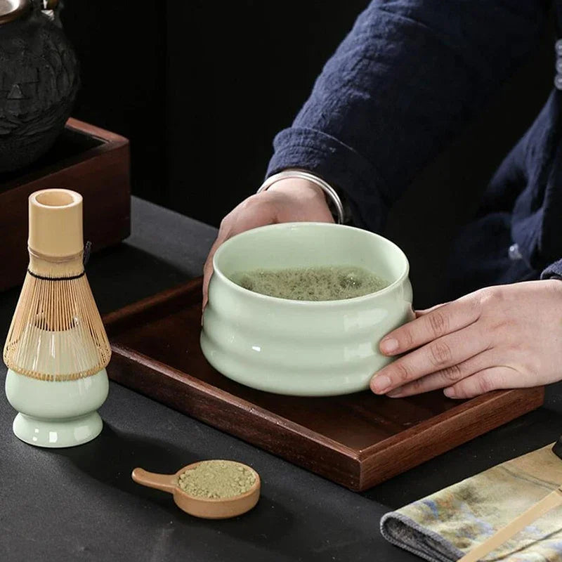 Japanese Bamboo Matcha Set