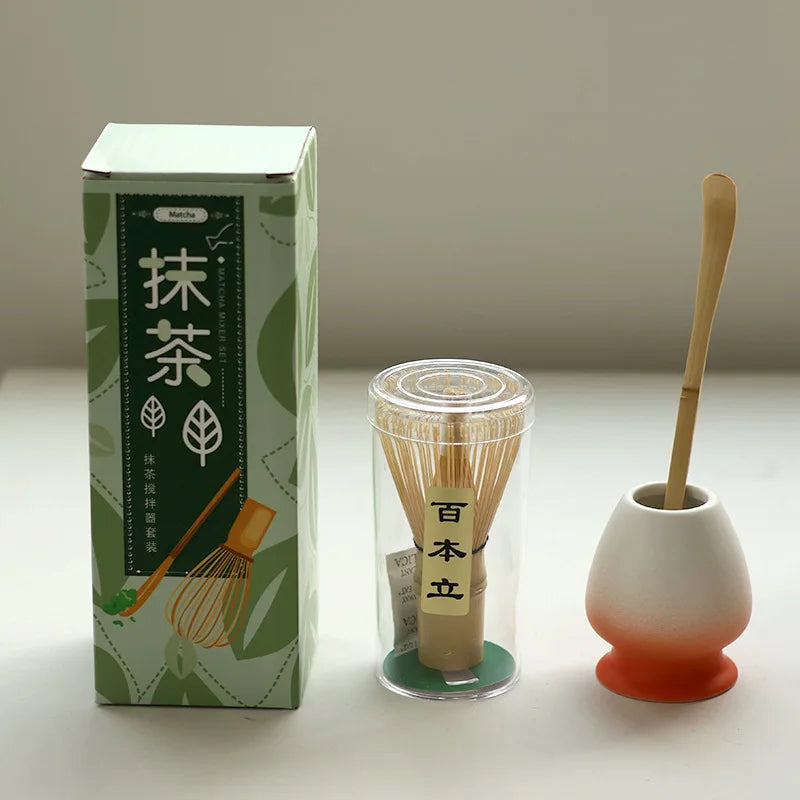 Variant image for Bamboo Matcha Whisk Set with Traditional Scoop – 3-Piece Tea Ceremony Tools-16