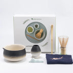 Variant image for Japanese Matcha Tea Set with Ceramic Bowl, Bamboo Whisk, Spoon Holder & Strainer – Ideal Tea Gift Set for Authentic Tea Ceremonies-7