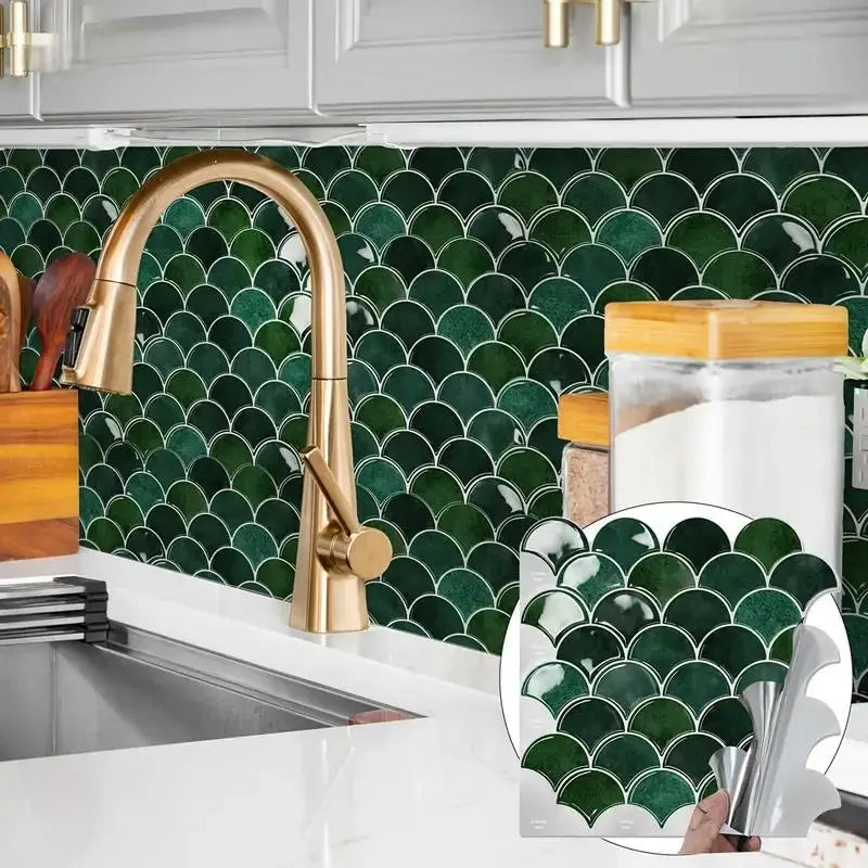 Self-Adhesive Waterproof Kitchen Wall Tiles – Heat Resistant Stickers for Easy Installation and Modern Decor-4