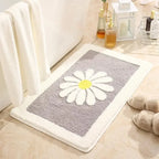 Variant image for Soft Thick Daisy Flowers Bath Mat Set – Non-Slip Bathroom Rugs for Comfort and Safety-27