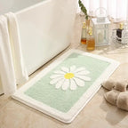 Variant image for Soft Thick Daisy Flowers Bath Mat Set – Non-Slip Bathroom Rugs for Comfort and Safety-1