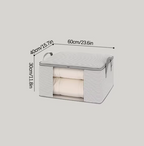 Foldable Storage Bag in Classic Stripe Design for Home Organization