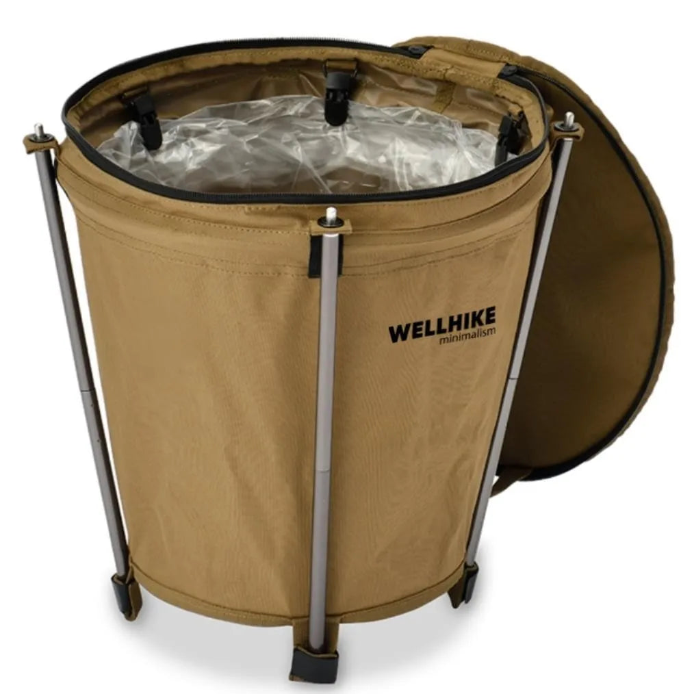 Lightweight Collapsible Camping Trash Can – 20L Portable Garbage Bin for Outdoor Activities, Durable Oxford Cloth-5